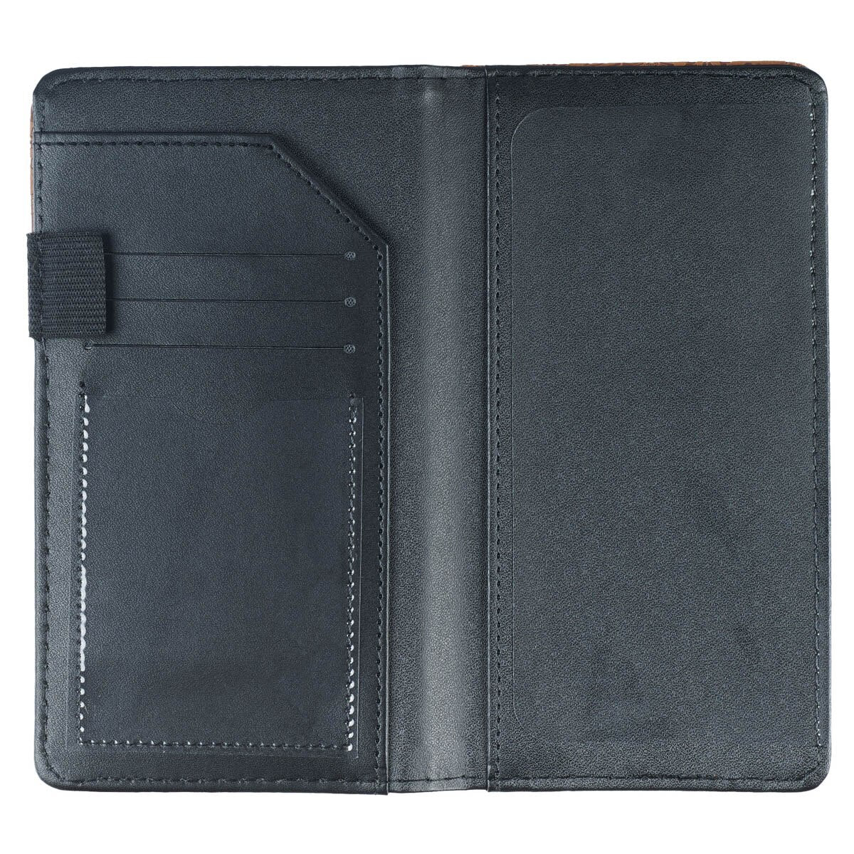 All Things Honey-brown Faux Leather Checkbook Wallet - Philippians 4:13 by Christian Art Gifts, product view 3
