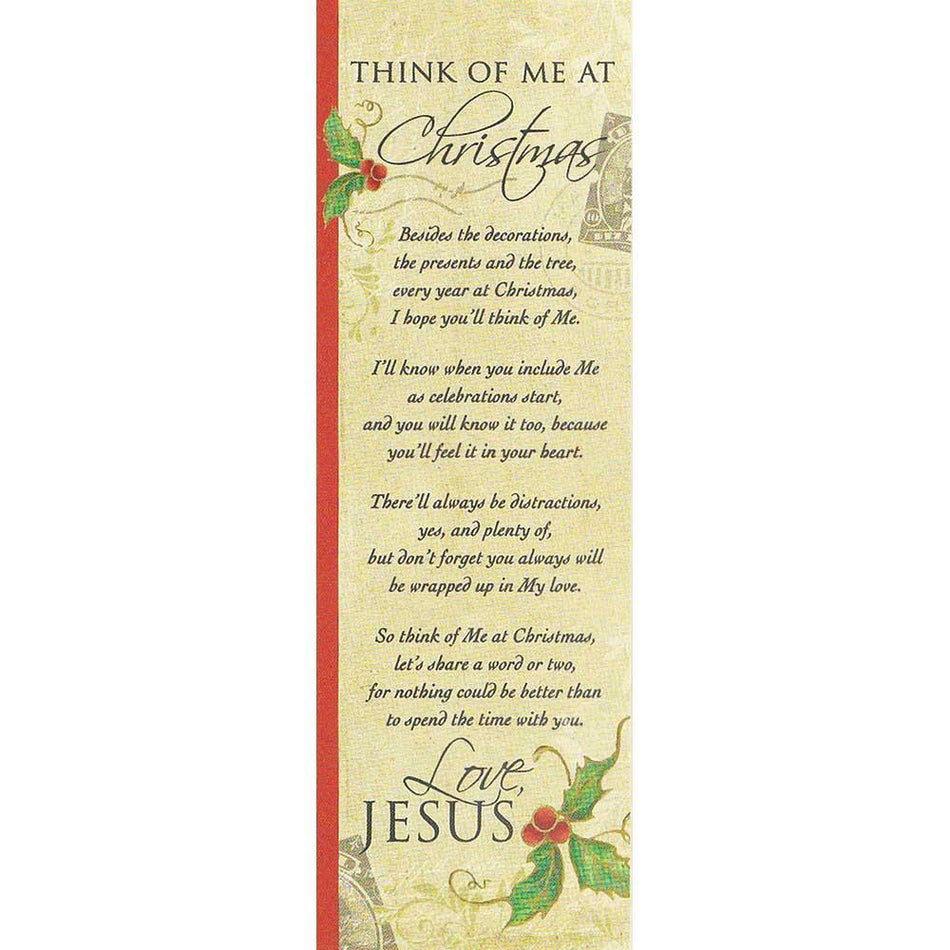Bookmark Pack Paper Think of Me at by Dicksons