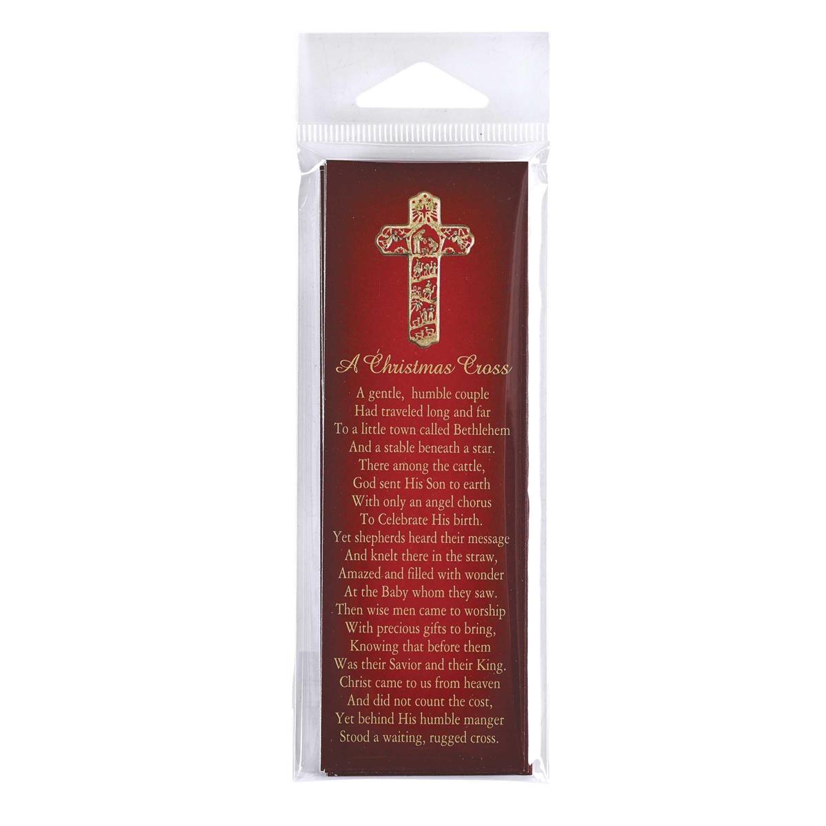 Packaged Bookmarks A Christmas Cross by Dicksons