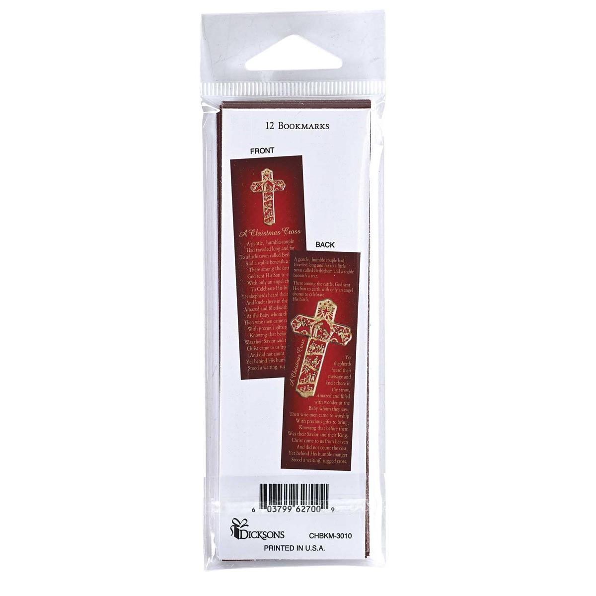 Packaged Bookmarks A Christmas Cross by Dicksons, product view 2