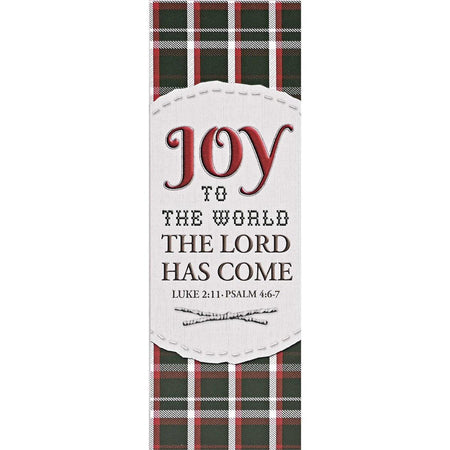 Christmas Holiday Bookmark for Books and Novels 6 x 2 Inch Paper Peace Joy by Dicksons, product view 6