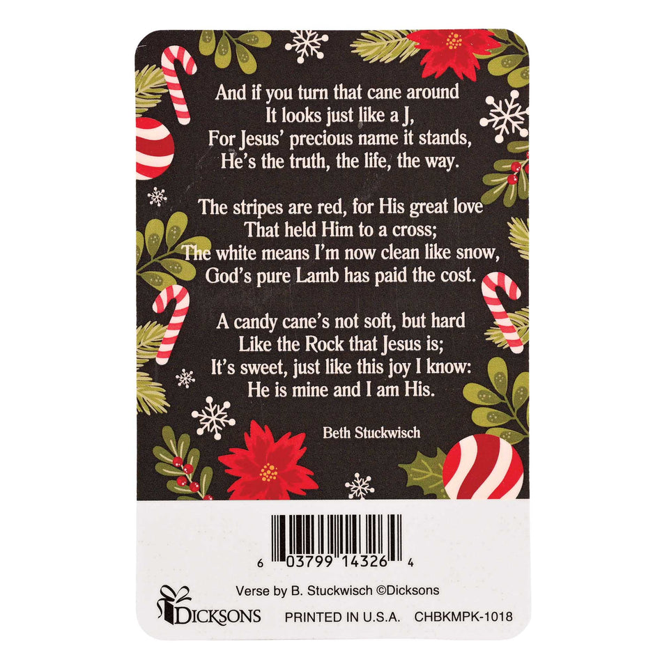 Pocketcard Bookmark Christmas Candy by Dicksons, product view 2