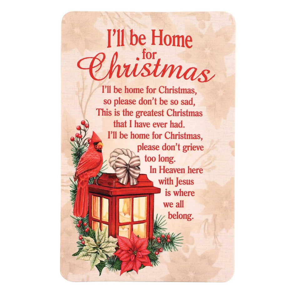 Pocketcard Bookmark Home For Christmas by Dicksons