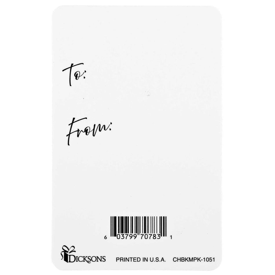 Christmas Holiday Pocketcard Bookmark 3.75 x 2 Inch Paper Joy to The World by Dicksons, product view 2