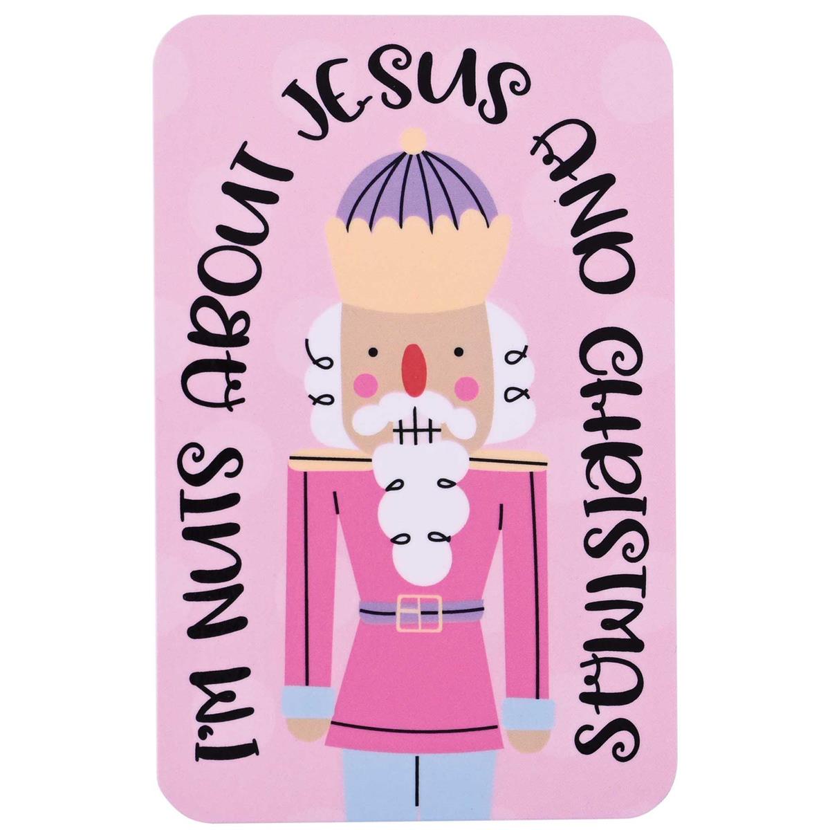 Pocketcard Im Nuts About Jesus Christmas by Dicksons