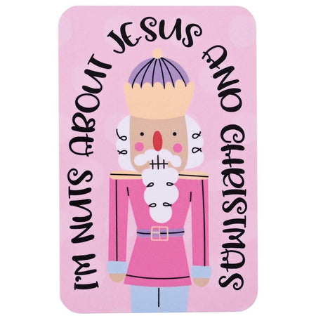Pocketcard Im Nuts About Jesus Christmas by Dicksons