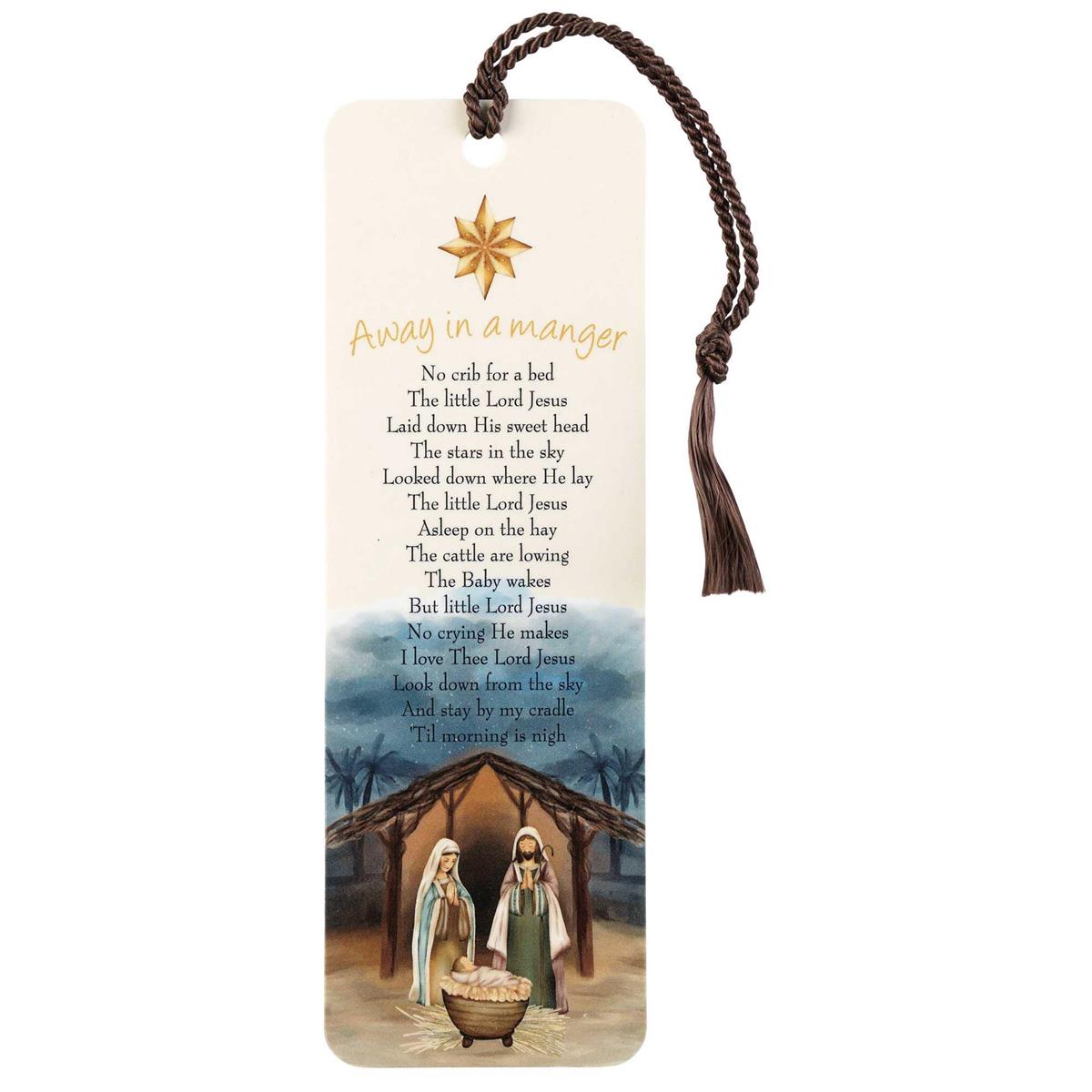 Away in A Manger Tassel Bookmark by Dicksons