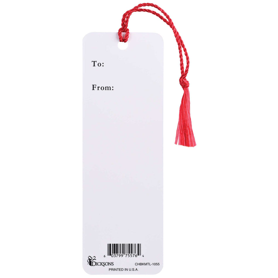Tassel Bookmark Snowman Jolly For Jesus by Dicksons, product view 2