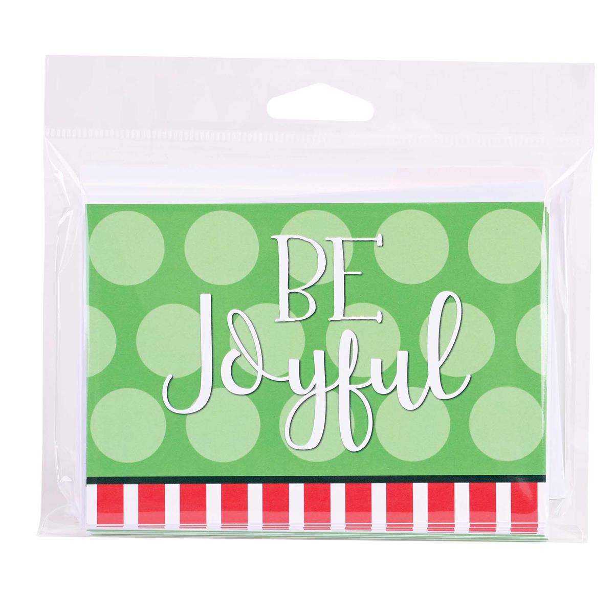Christmas Card Polka Dot Be Joyful by Dicksons