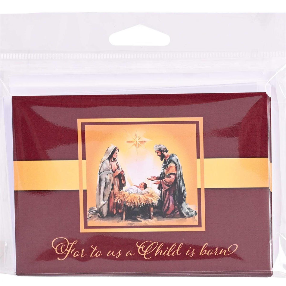Christmas Card For To Us A Child Is Born by Dicksons