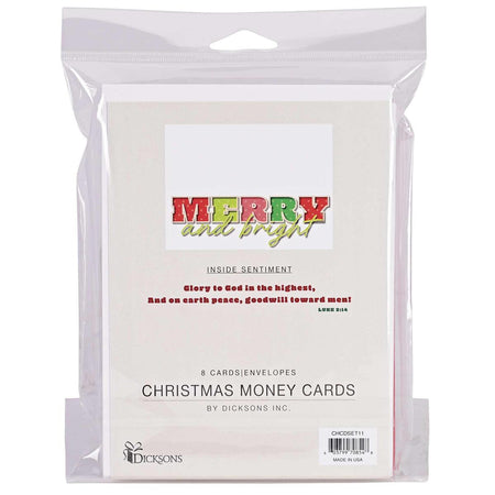 Christmas Money Card Merry Bright Set by Dicksons, product view 2