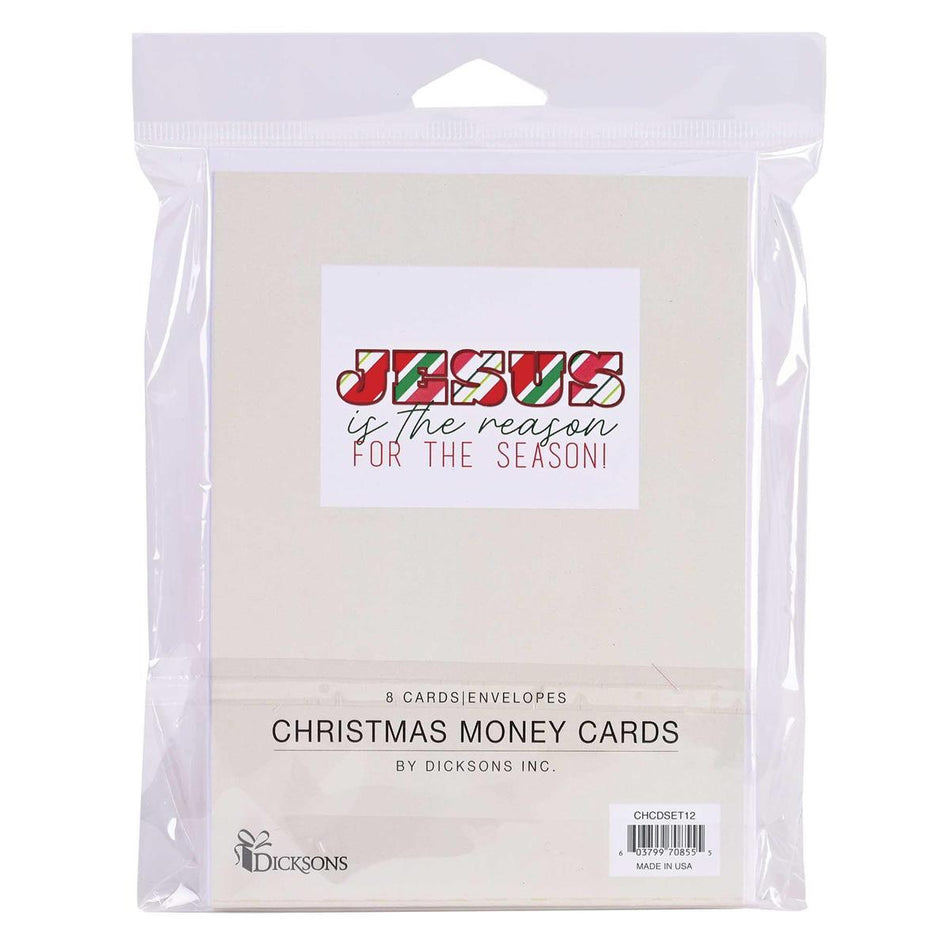 Christmas Stationary Greeting Money Card With Envelopes 7.5 x 5.5 Inch Paper by Dicksons, product view 2