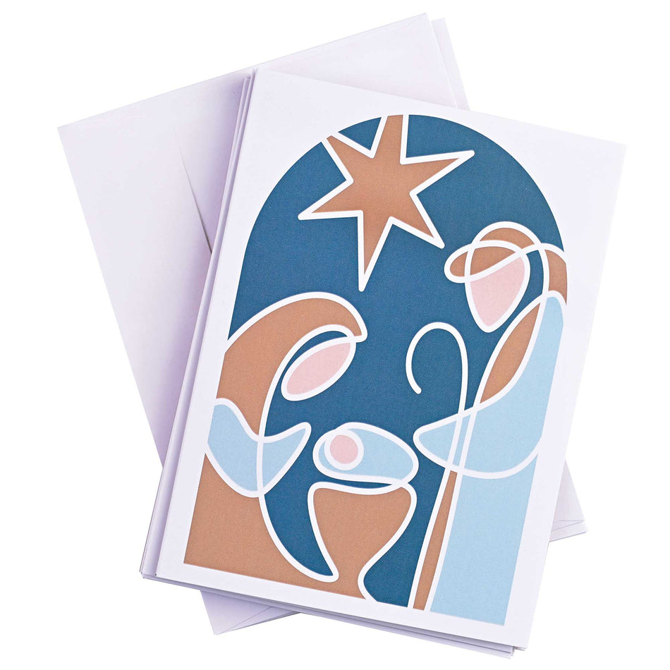 Christmas Card Nativity With Star by Dicksons, product view 2