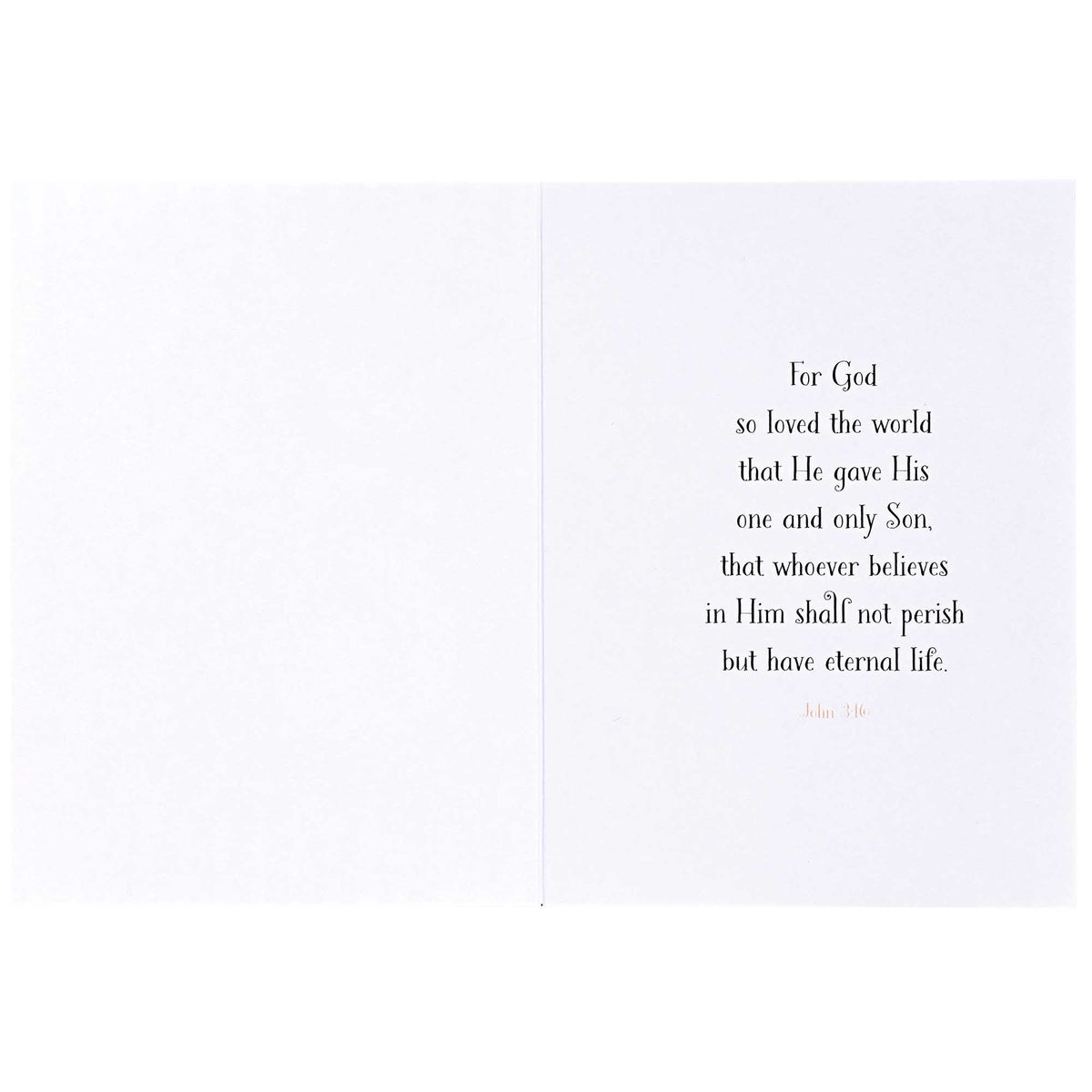 Christmas Card Jesus Loves You Snow Much by Dicksons, product view 3