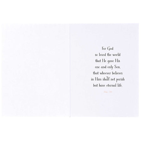 Christmas Card Jesus Loves You Snow Much by Dicksons, product view 3