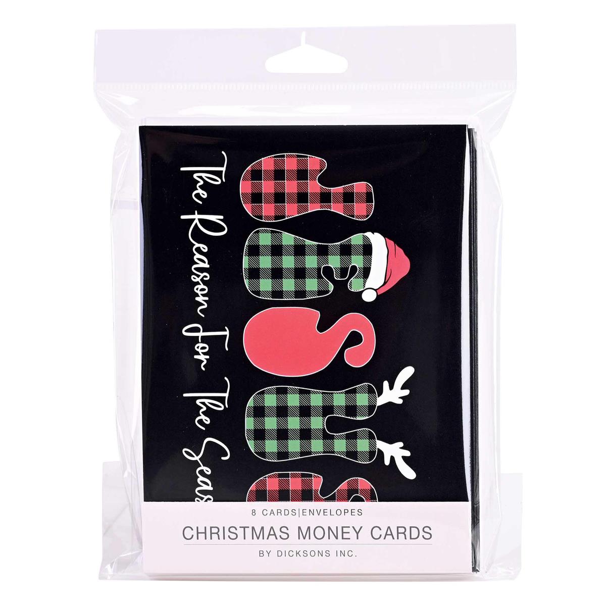 Christmas Money Card Jesus The Reason, one of the items in the Christmas Money Cards, Set of Six. A photograph of the assembled set is pending.