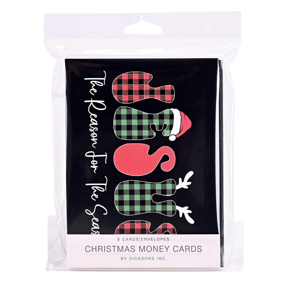 Christmas Money Card Jesus The Reason, one of the items in the Christmas Money Cards, Set of Six. A photograph of the assembled set is pending.