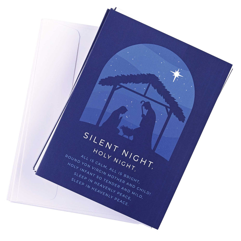 Christmas Money Card Silent Night Family by Dicksons, product view 2