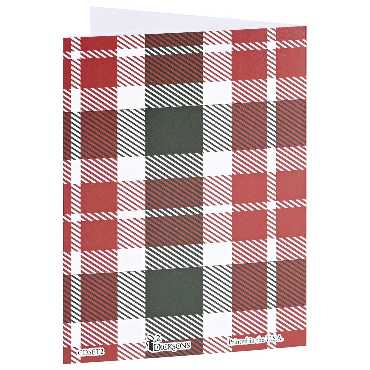 Christmas Money Card Wreath Plaid Set by Dicksons, product view 10