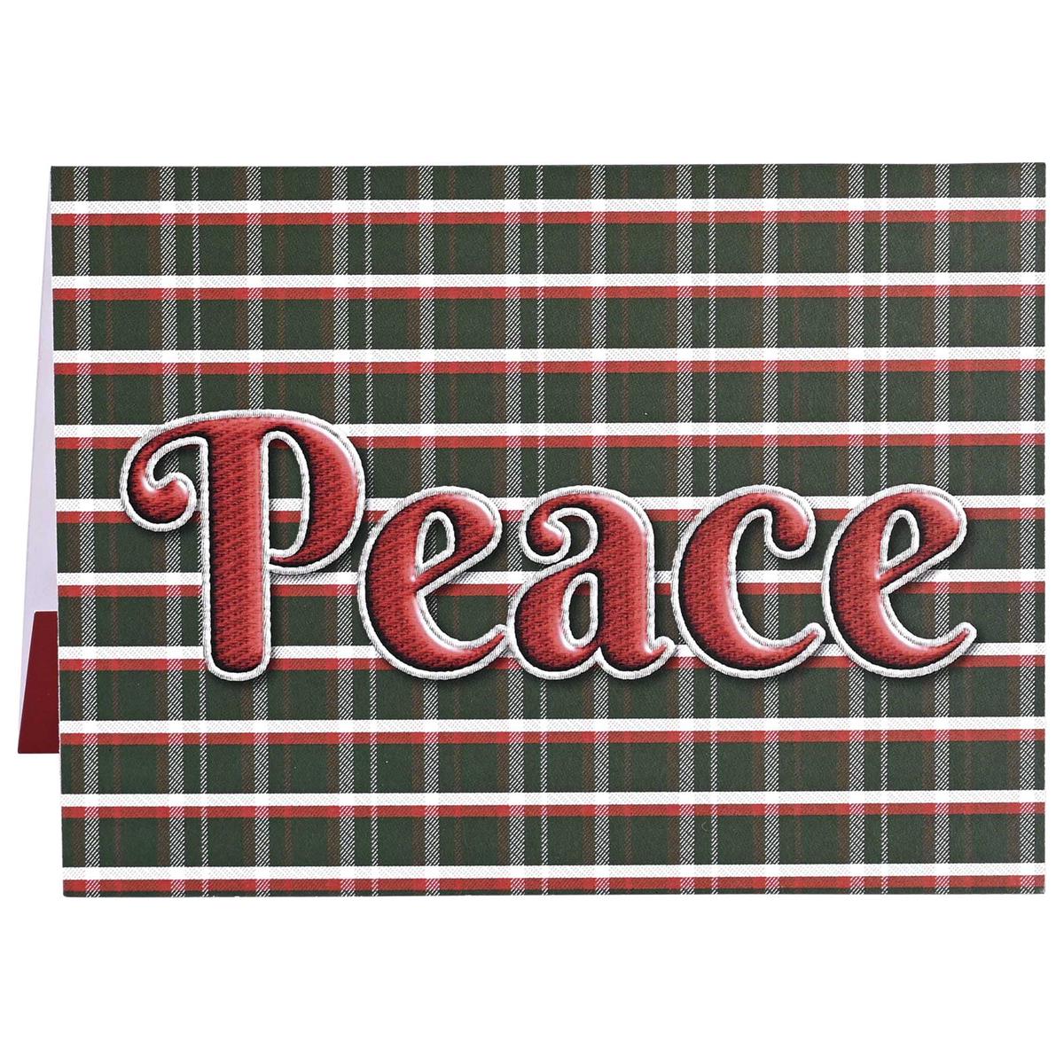 Christmas Money Card Wreath Plaid Set by Dicksons, product view 3