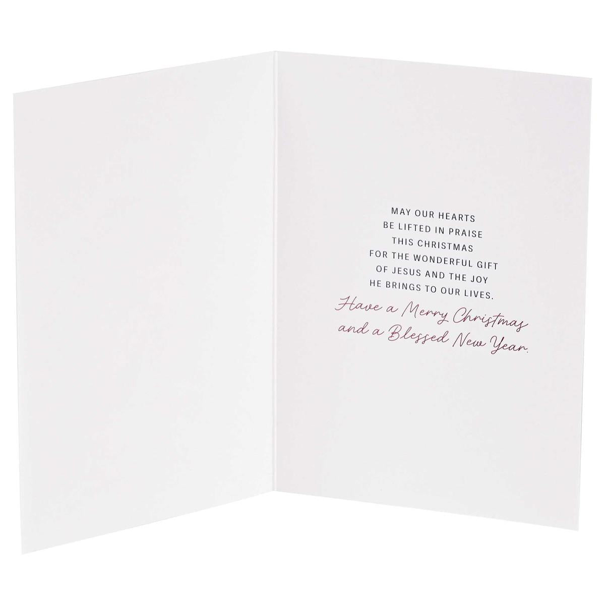 Christmas Stationary Greeting Card With Envelopes 6 x 4 Inch Paper Come Let Us by Dicksons, product view 5