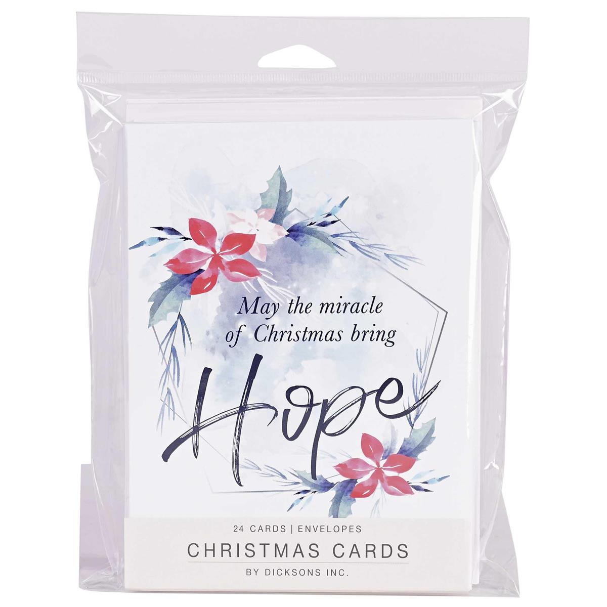 Christmas Card Floral Assortment Set by Dicksons