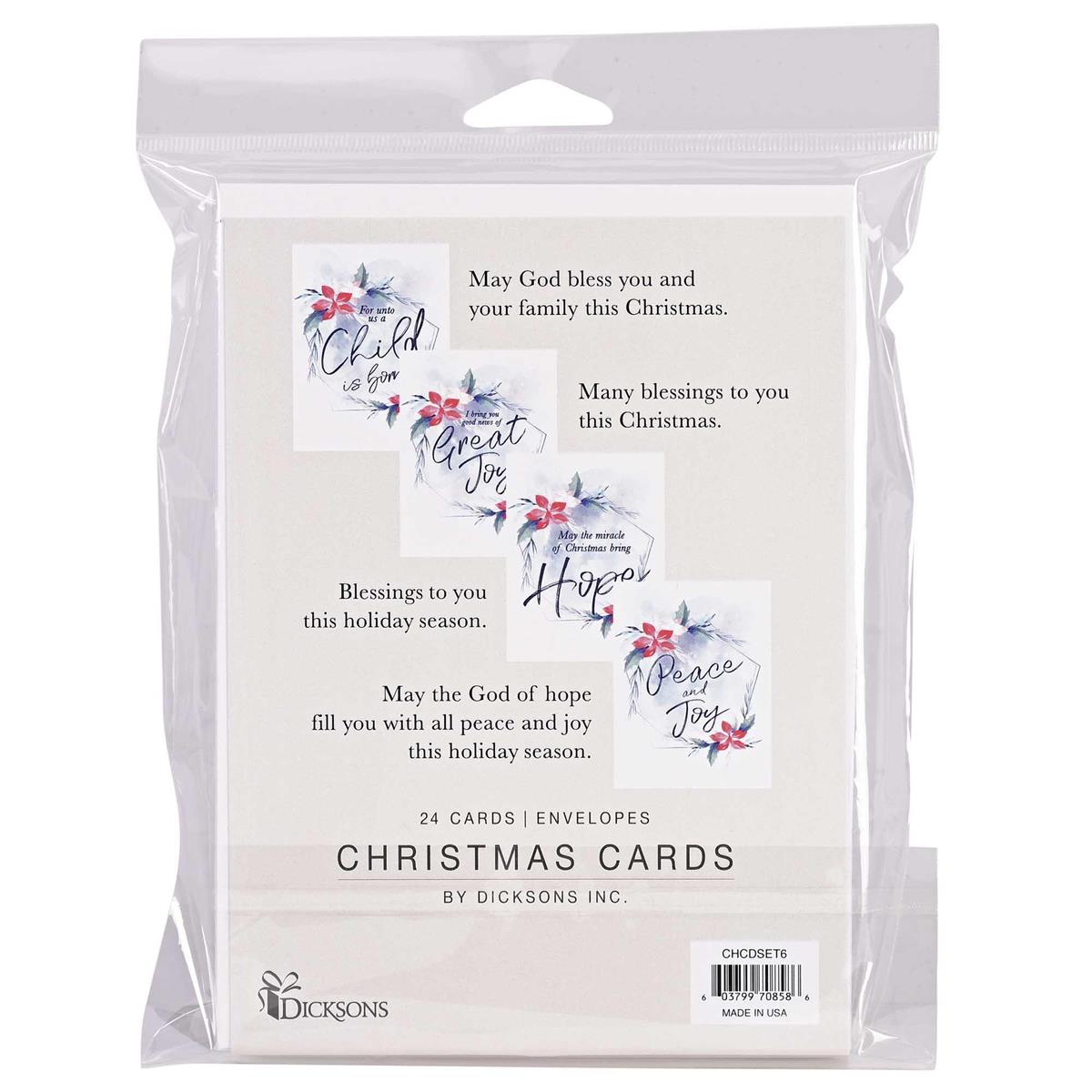 Christmas Card Floral Assortment Set by Dicksons, product view 2