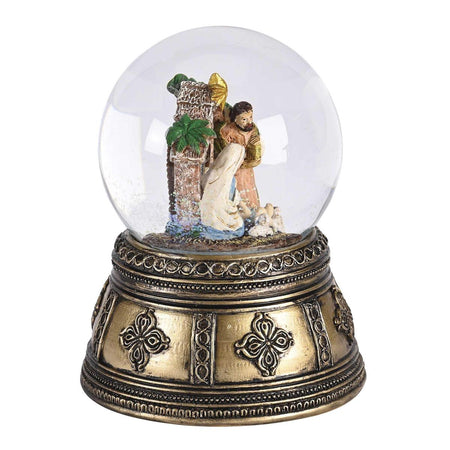 Waterglobe Nativity Gold Base by Dicksons, product view 2