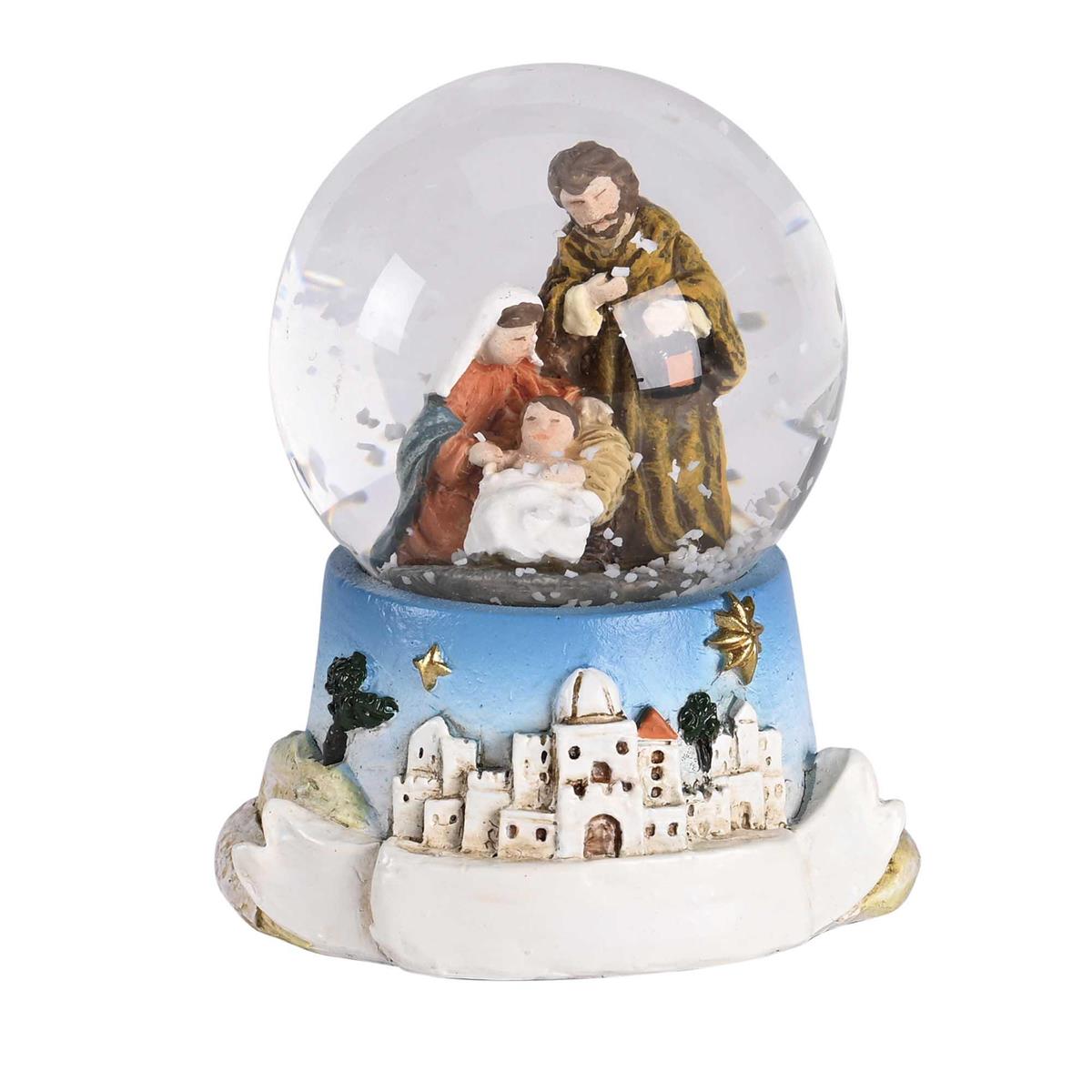 Waterglobe Holy Family Bethlehem City by Dicksons