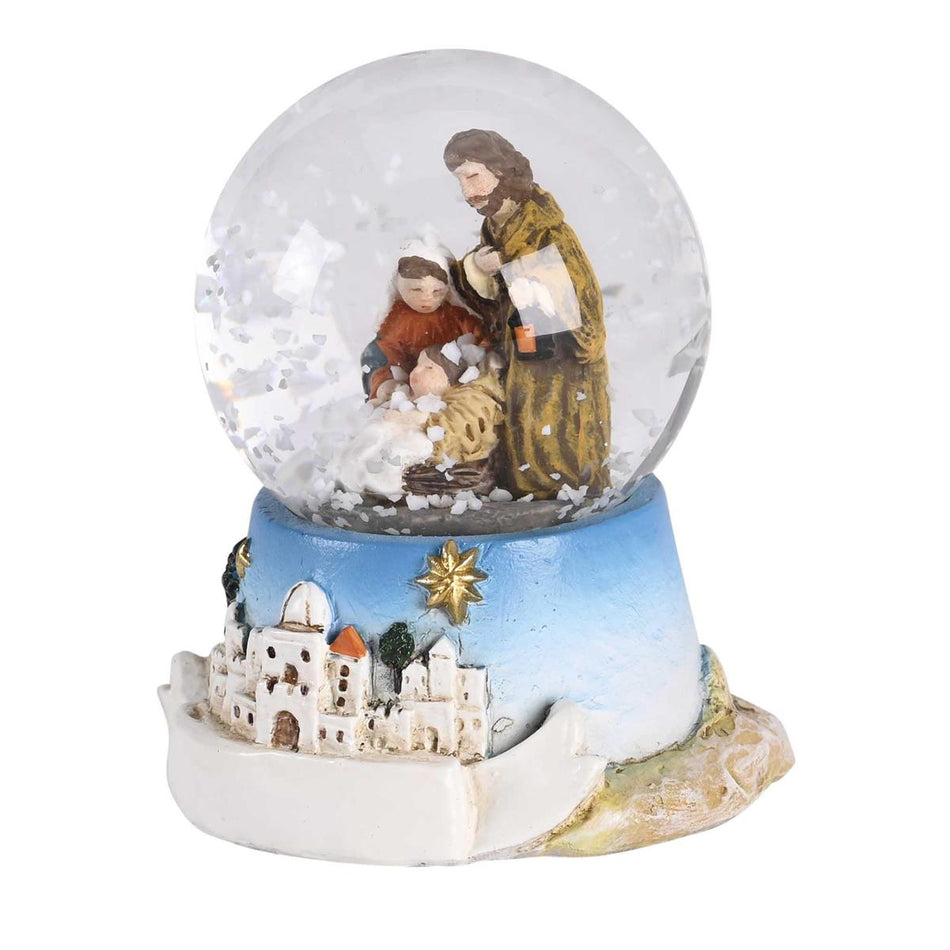 Waterglobe Holy Family Bethlehem City by Dicksons, product view 2