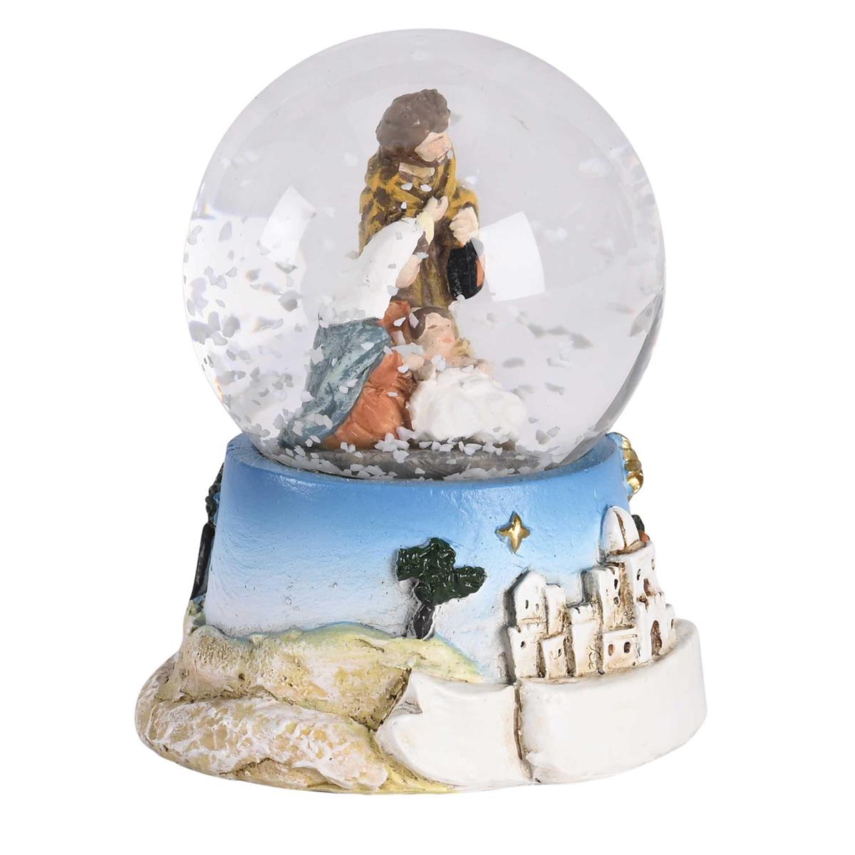 Waterglobe Holy Family Bethlehem City by Dicksons, product view 3