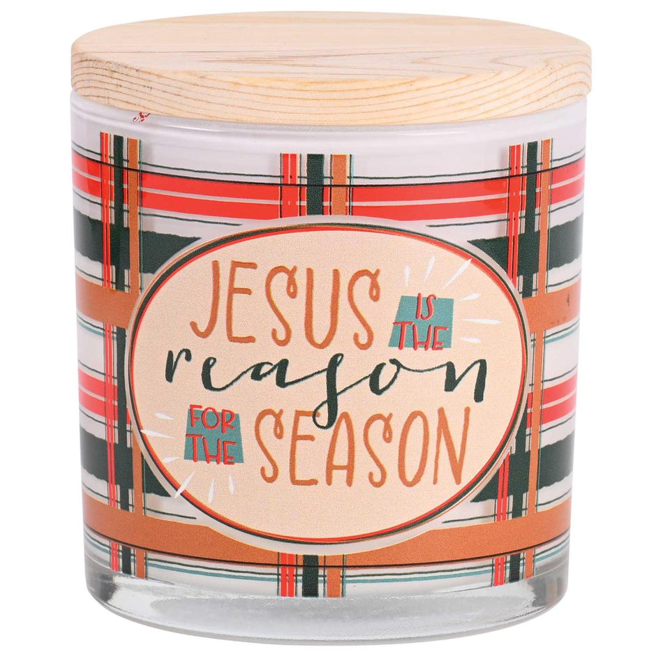 Soy Candle Jesus Is The Reason Season by Dicksons