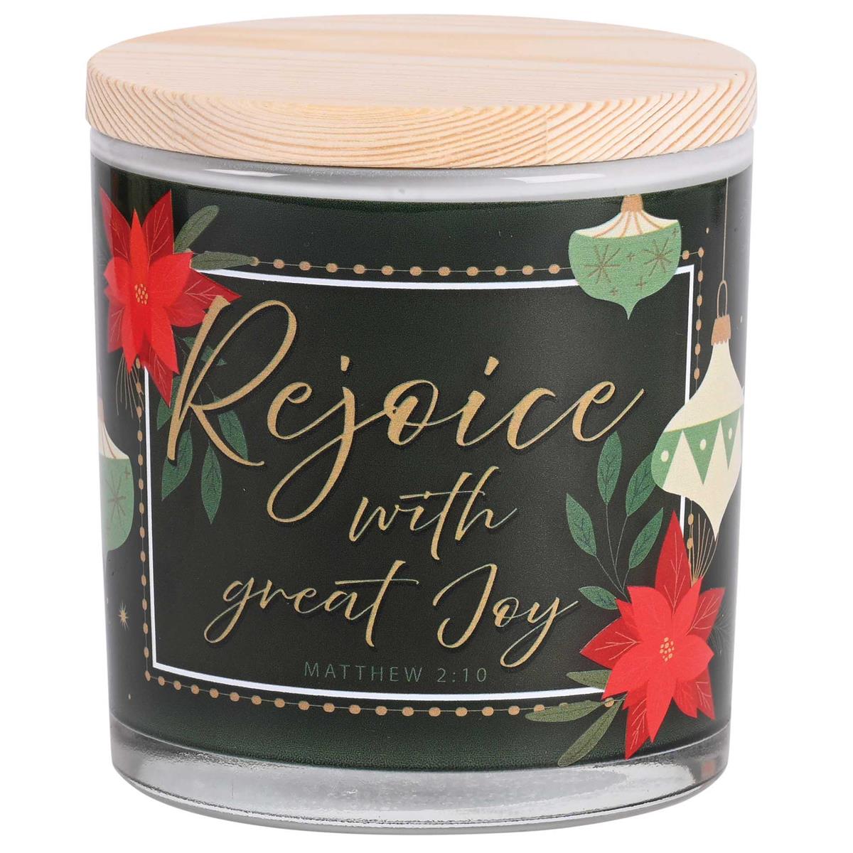 Soy Candle Floral Rejoice With Great Joy by Dicksons