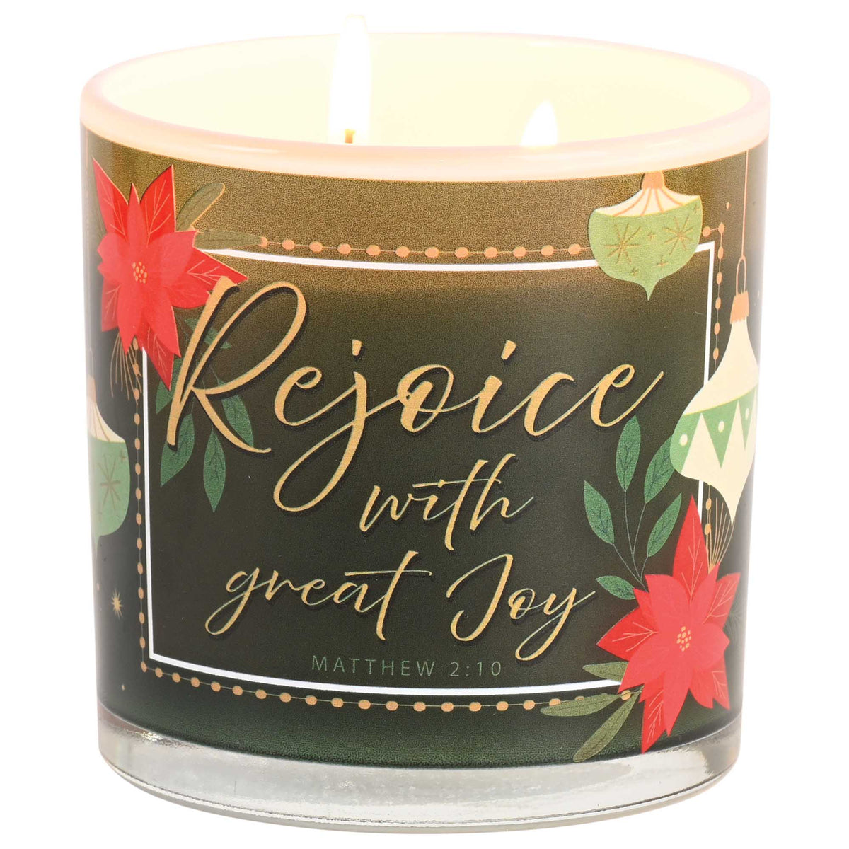 Soy Candle Floral Rejoice With Great Joy by Dicksons, product view 2