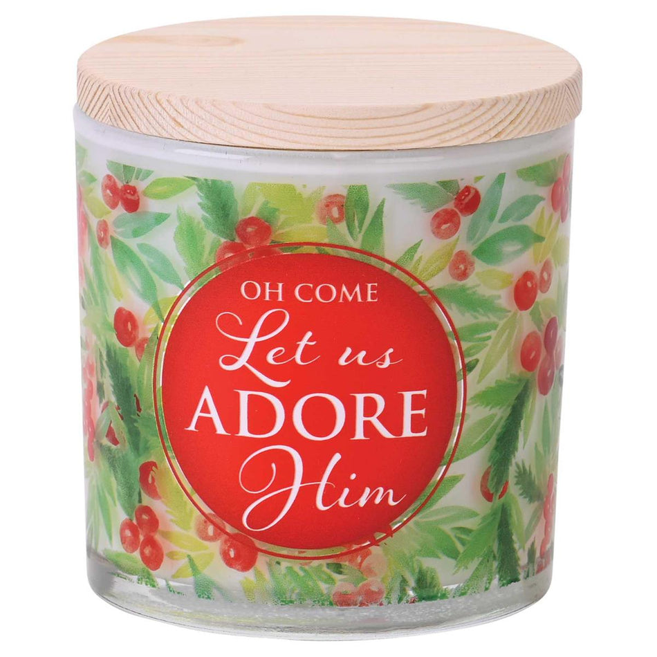 Soy Candle Oh Come Let Us Adore Him by Dicksons