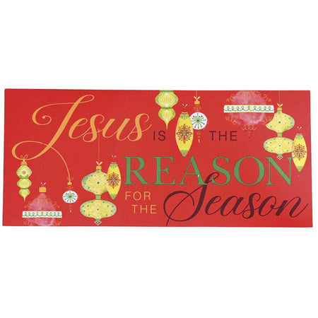 Doormat Insert Jesus Is Reason Whimsical by Dicksons
