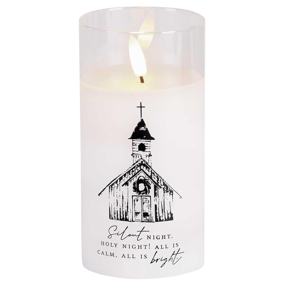 Candle Silent Night Church LED by Dicksons