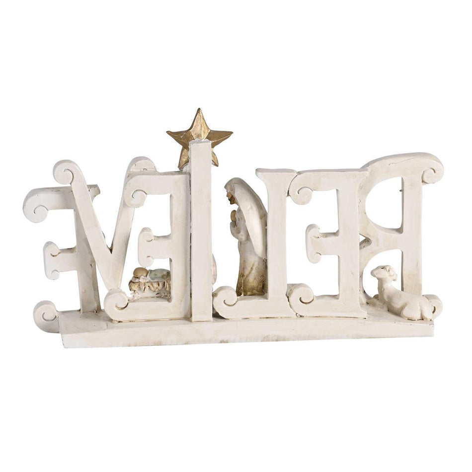 Nativity Holy Family Believe Star 5H by Dicksons, product view 2
