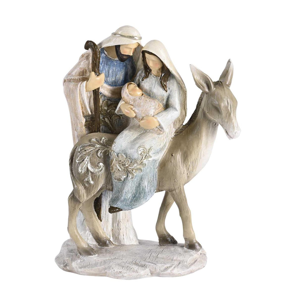 Nativity Holy Family Mary On Donkey 7.5H by Dicksons