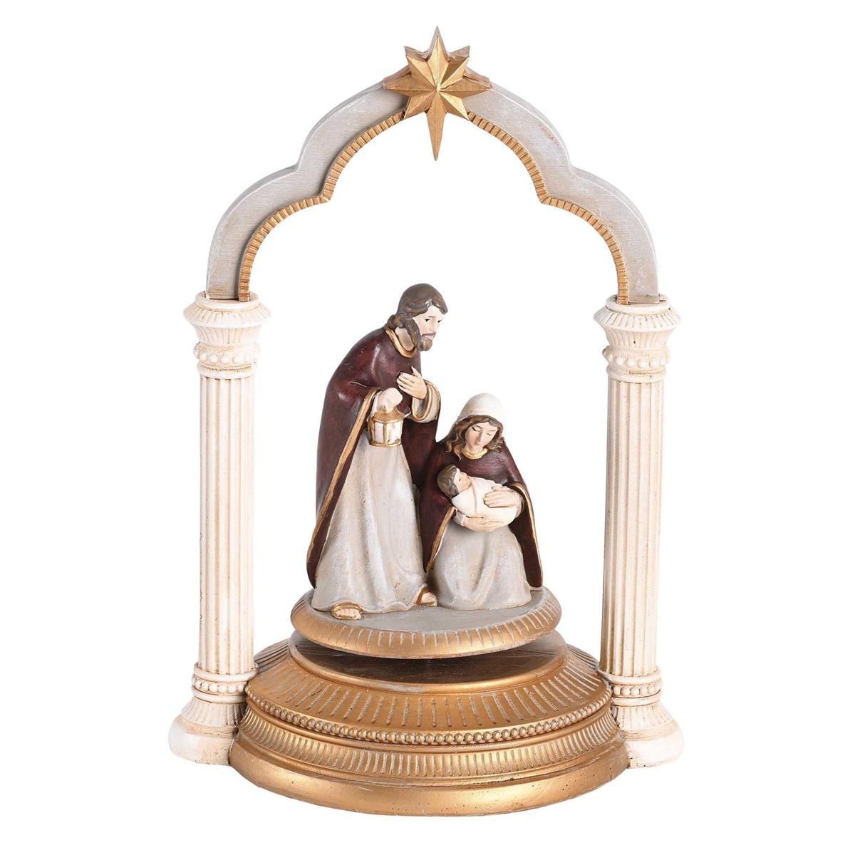 Nativity Holy Family Star Gold Pillars by Dicksons