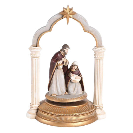 Nativity Holy Family Star Gold Pillars by Dicksons