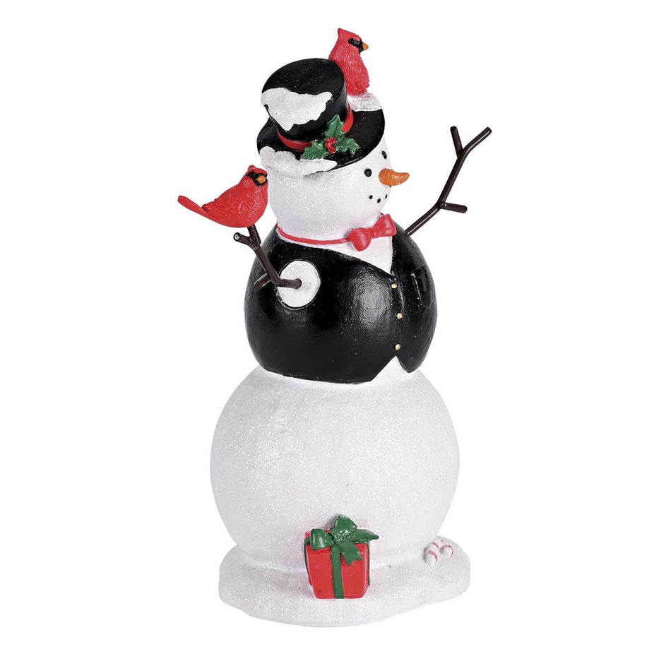 Christmas Tabletop Figurine Festive Holiday Décor 6.75 x 10 Inch Resin Glitter by Dicksons, product view 2