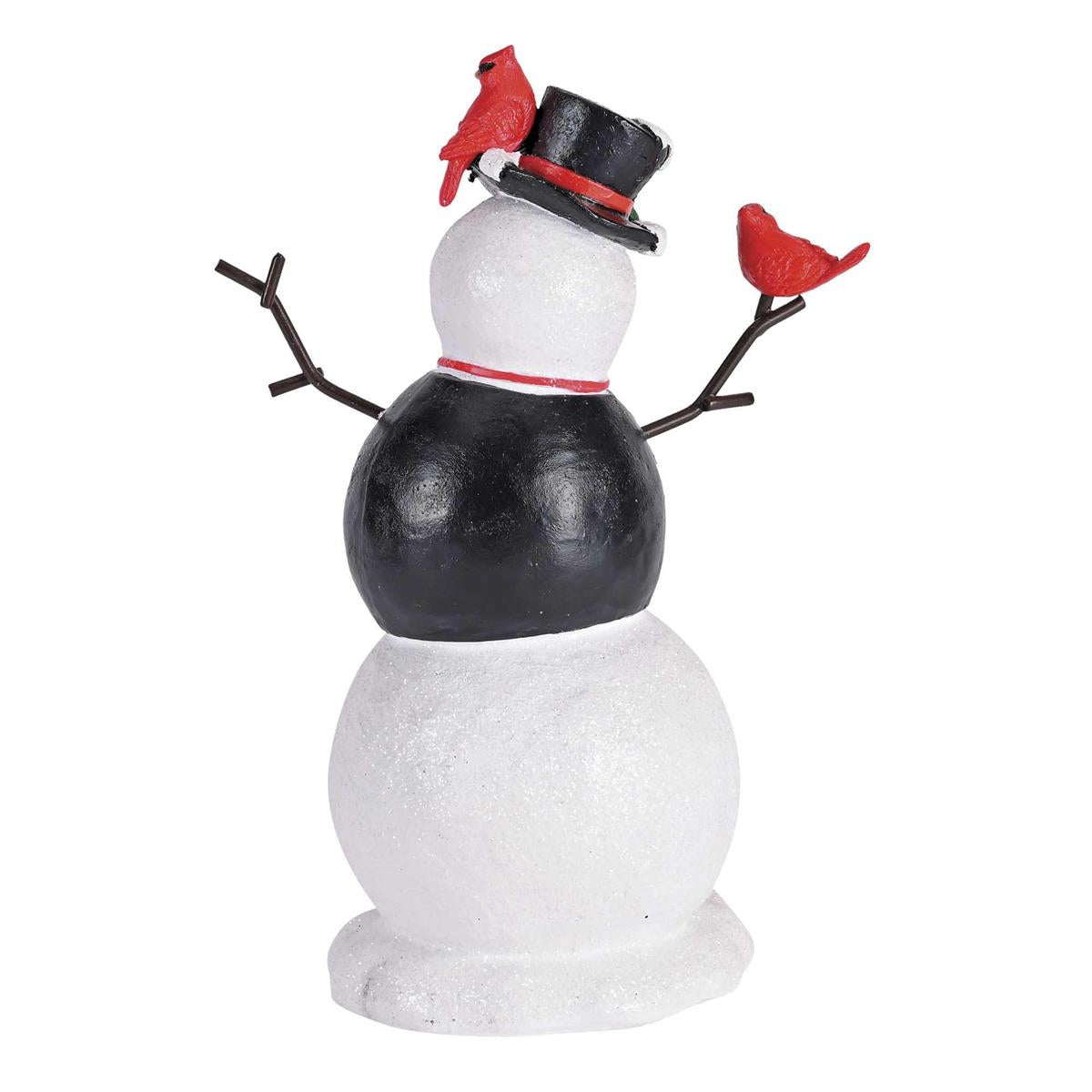 Christmas Tabletop Figurine Festive Holiday Décor 6.75 x 10 Inch Resin Glitter by Dicksons, product view 4