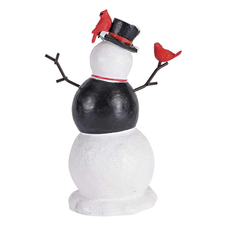 Christmas Tabletop Figurine Festive Holiday Décor 6.75 x 10 Inch Resin Glitter by Dicksons, product view 4