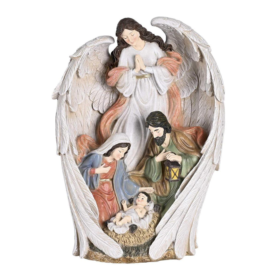 Nativity 1Piece 12H Holy Family Angel by Dicksons