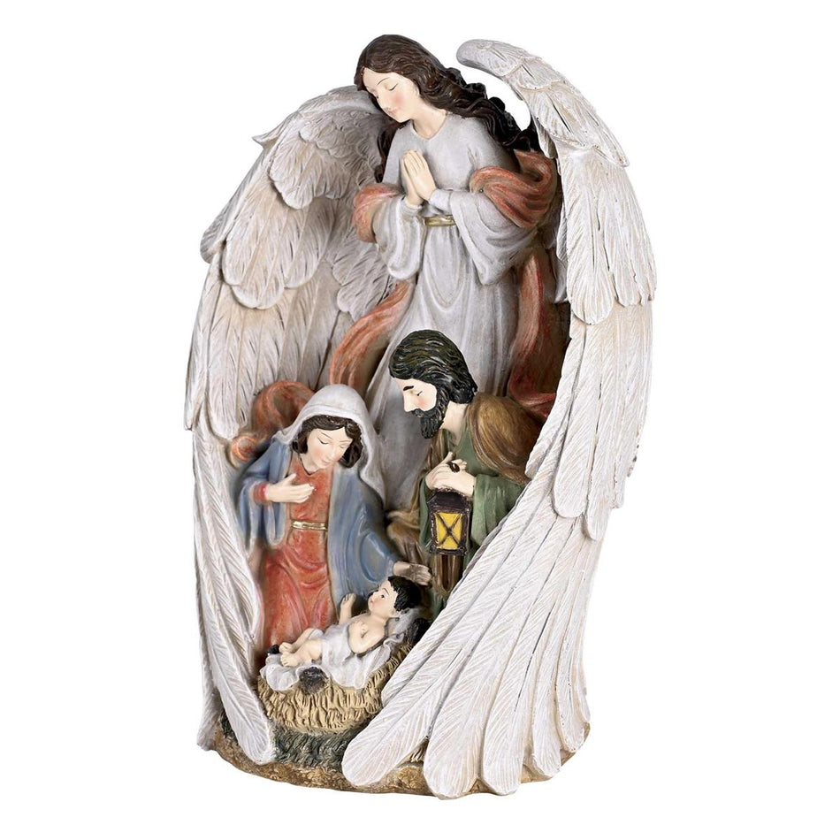 Nativity 1Piece 12H Holy Family Angel by Dicksons, product view 2