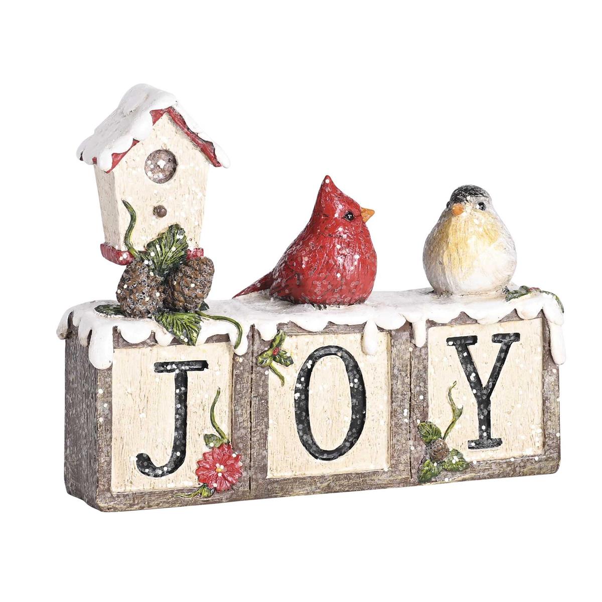 Christmas Figurine Cardinal Joy Resin by Dicksons, product view 3
