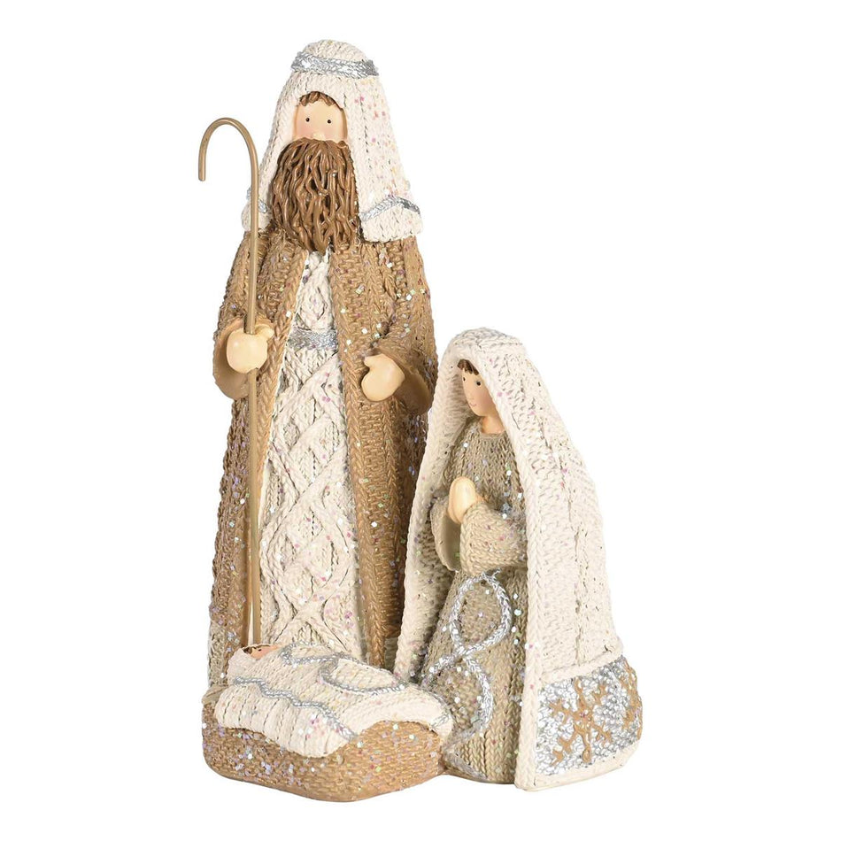 Nativity 1 Piece 5.75H Knitted Look by Dicksons, product view 2