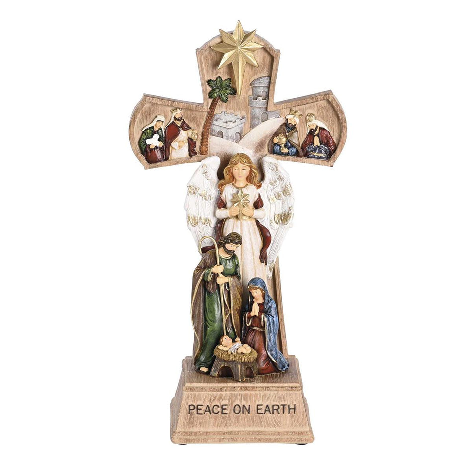 Christmas Tabletop Figurine Festive Holiday Décor 5.75 x 10.75 Inch Resin by Dicksons