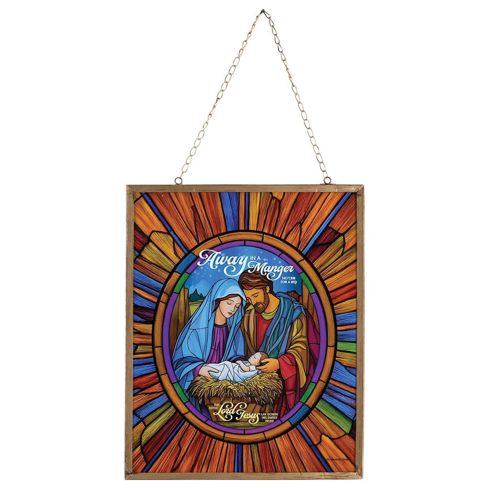 Framed Wall Decor Family Away In Manger by Dicksons